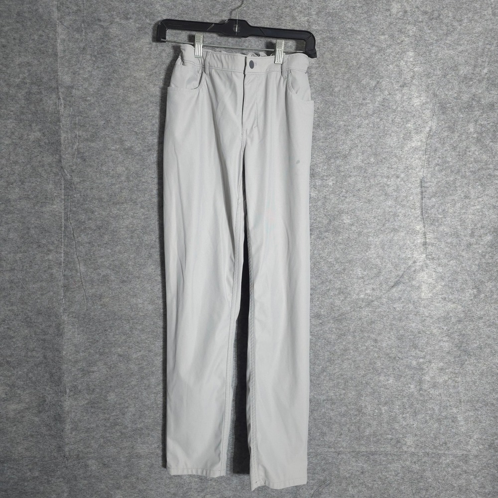 Johnnie-O Prep-Formance Kids Pants 12 Quarry Grey Straight Leg Golf Tech Sports